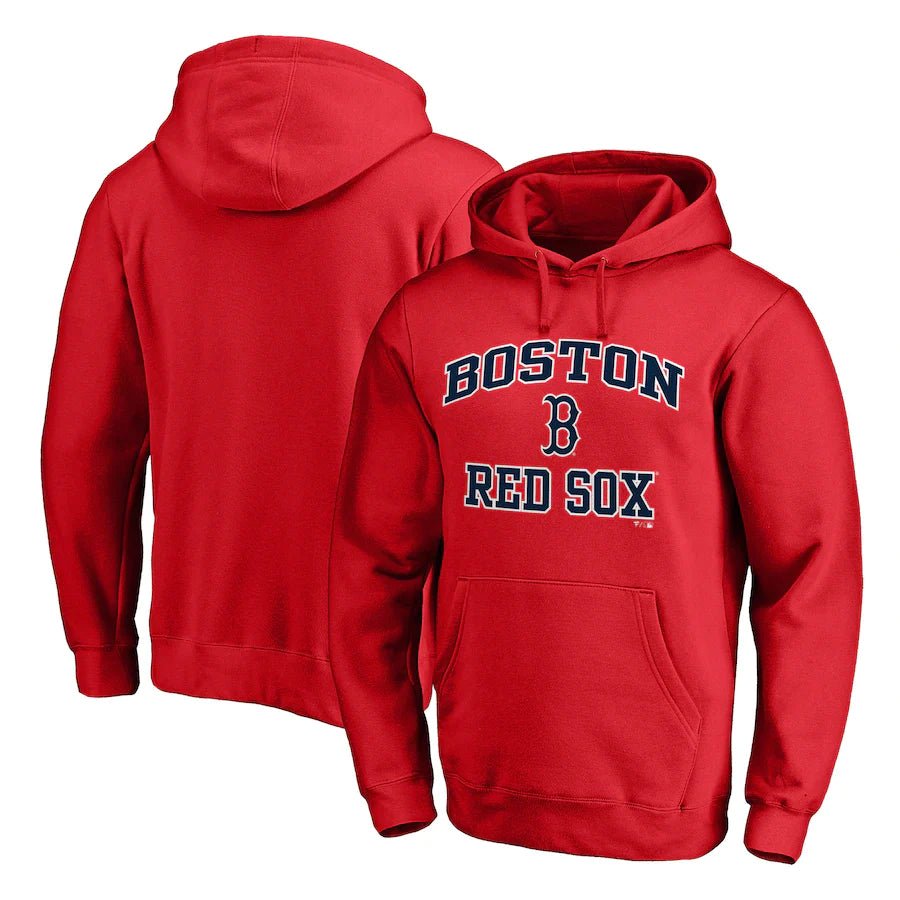 Boston Red Sox MLB UK Fanatics Branded Heart & Soul Pullover Hoodie - Red - UKASSNI