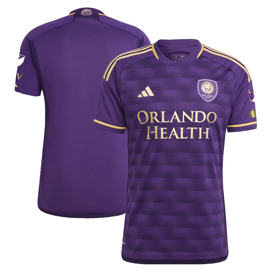 Orlando City SC adidas 2023 The Wall Kit Authentic Jersey - Purple - UKASSNI