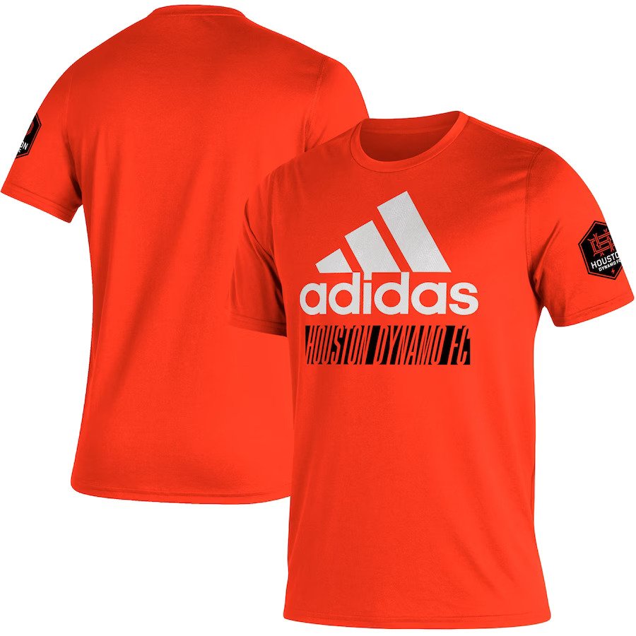 Houston Dynamo FC MLS UK adidas Creator Vintage T-Shirt - Orange - UKASSNI