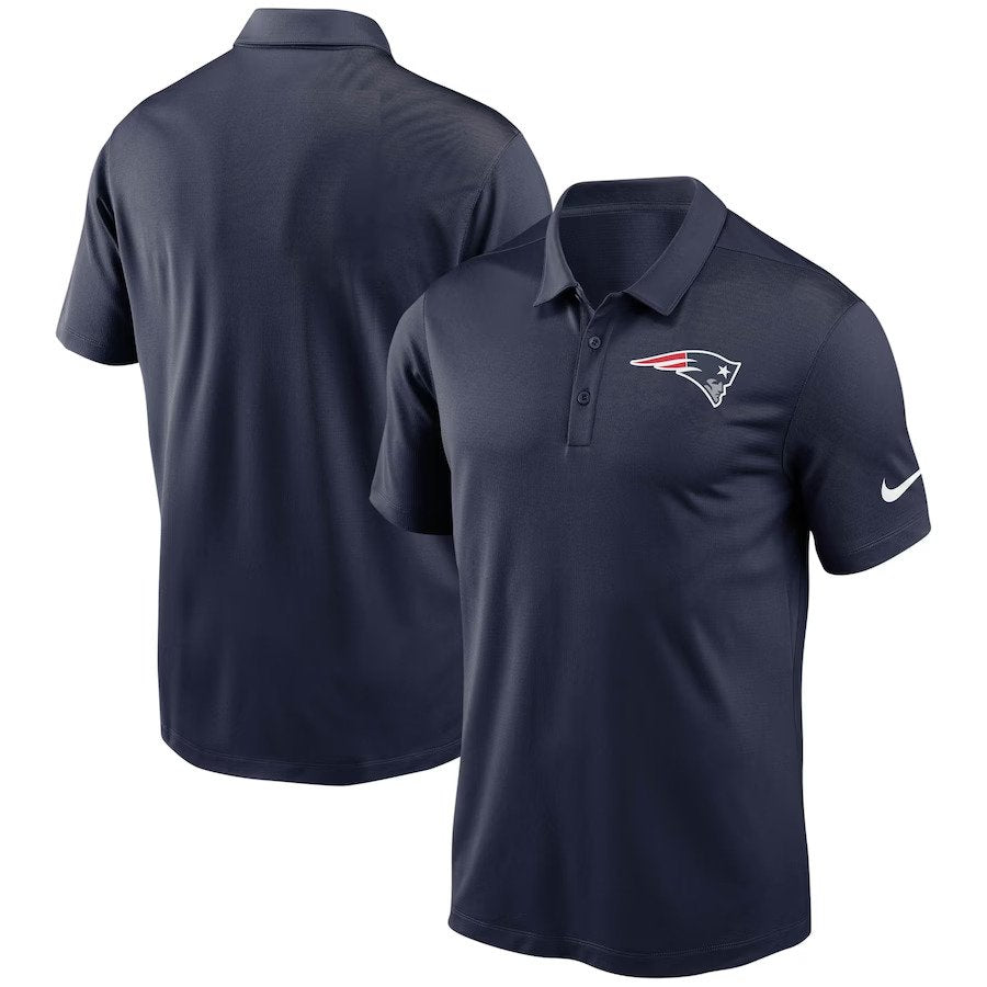 New England Patriots NFL UK Nike Team Logo Franchise Polo - Navy - UKASSNI