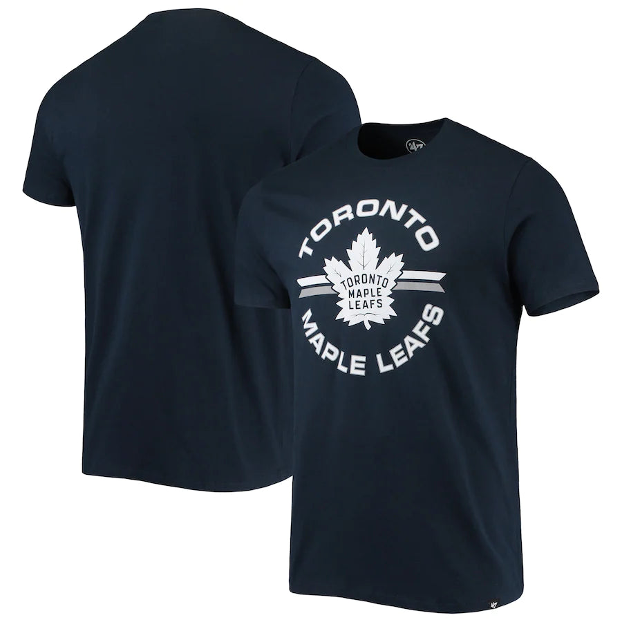 Toronto Maple UK Leafs '47 Assist Super Rival T-Shirt - Navy - UKASSNI