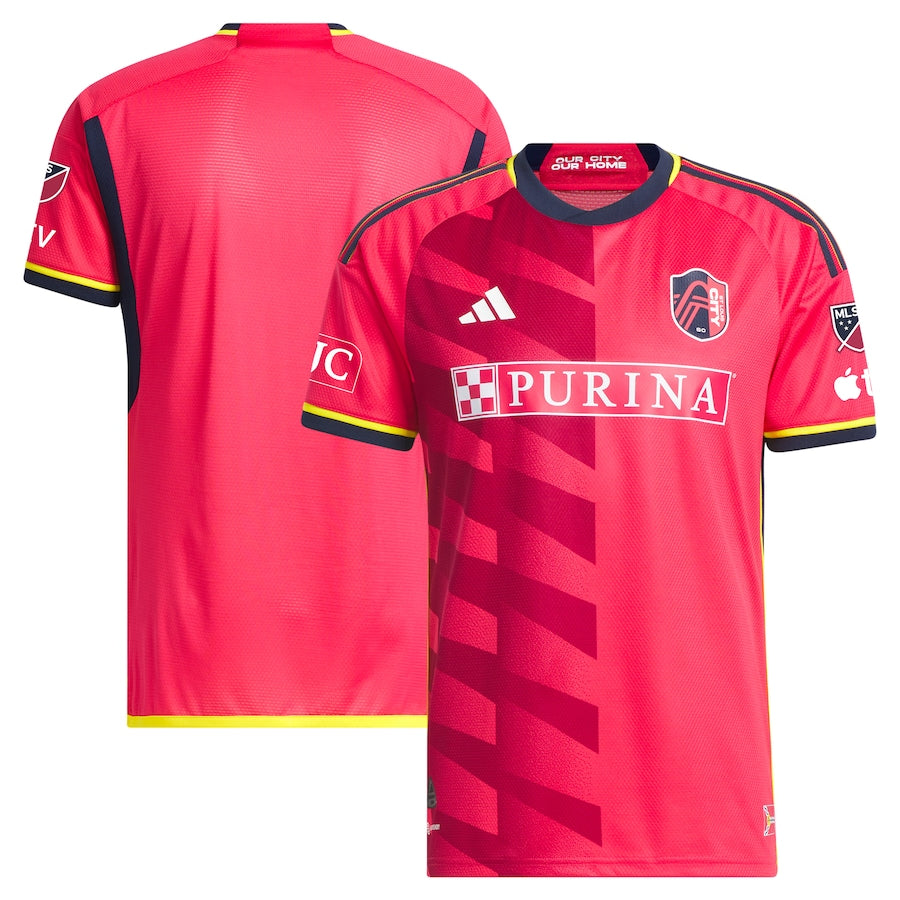 St. Louis City SC adidas 2023 CITY Kit Authentic Jersey - Red - UKASSNI