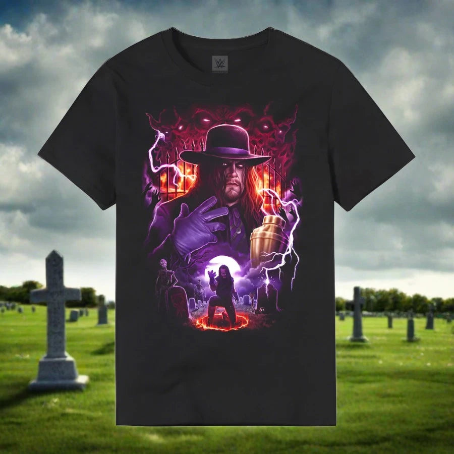 The Undertaker WWE UK Hell's Gate T-Shirt - Black - UKASSNI