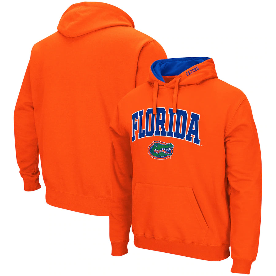 Florida Gators Colosseum Arch & Logo 3.0 Pullover Hoodie - Orange - UKASSNI