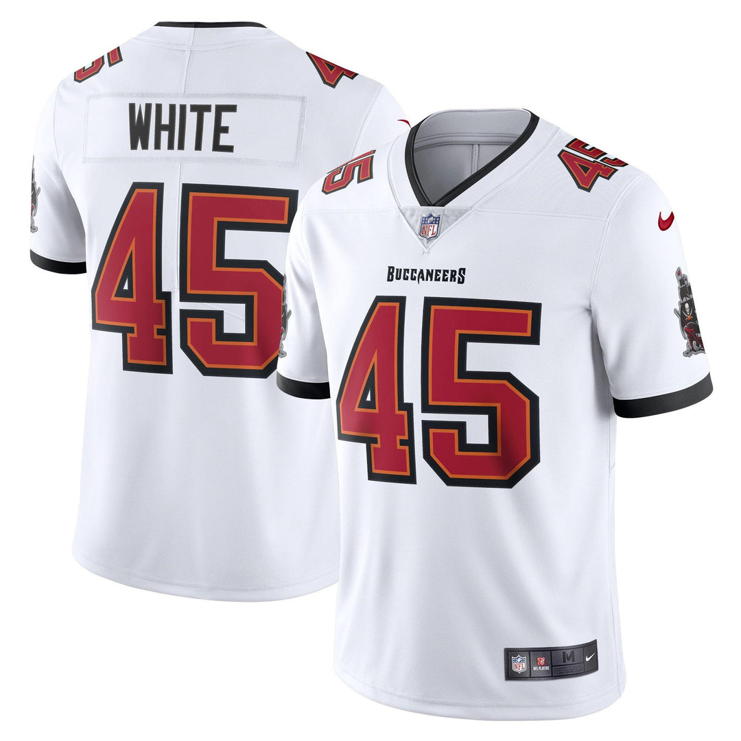 Tampa Bay Buccaneers NFL UK Small Devin White Nike Vapor Limited Player Jersey - White - UKASSNI