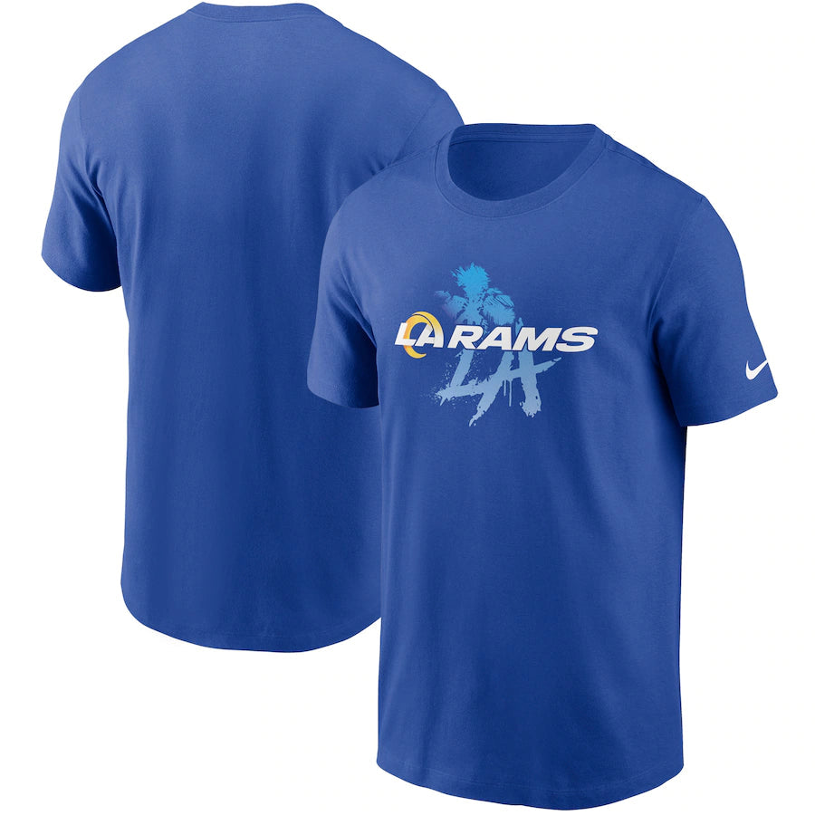 Los Angeles Rams Nike Hometown Collection Just Play T-Shirt - Royal - UKASSNI