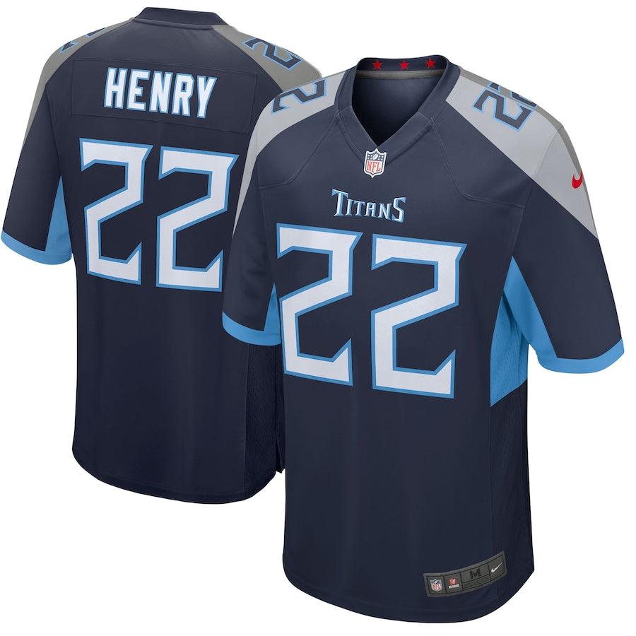 Tennessee Titans UK Derrick Henry Nike Player Game Jersey - Navy - UKASSNI